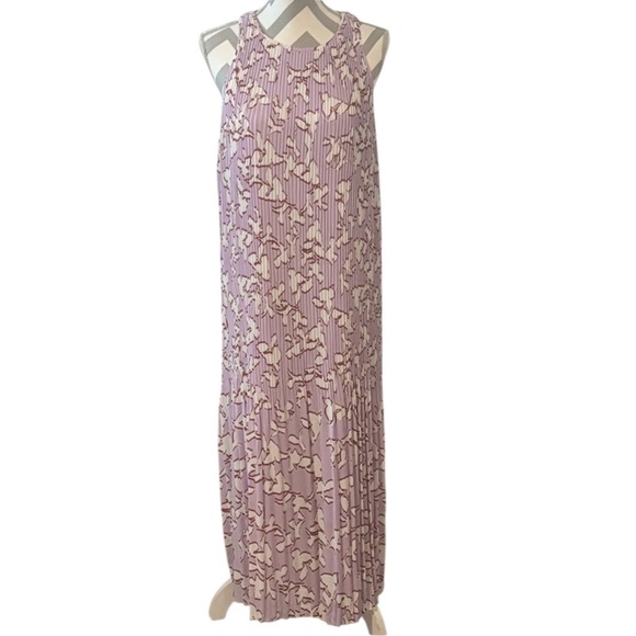 Womens Halogen Women’s Sleeveless Pleated Maxi Dress Size M - Picture 1 of 9
